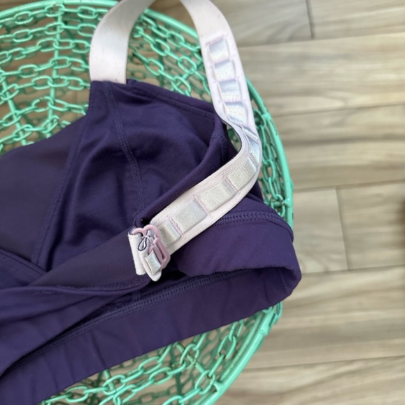 Lululemon Purple Sports Bra Activewear Workout - Picture 2 of 4